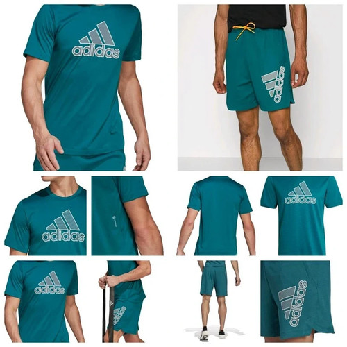 Adidas shirt kurze hose - t-shirt,